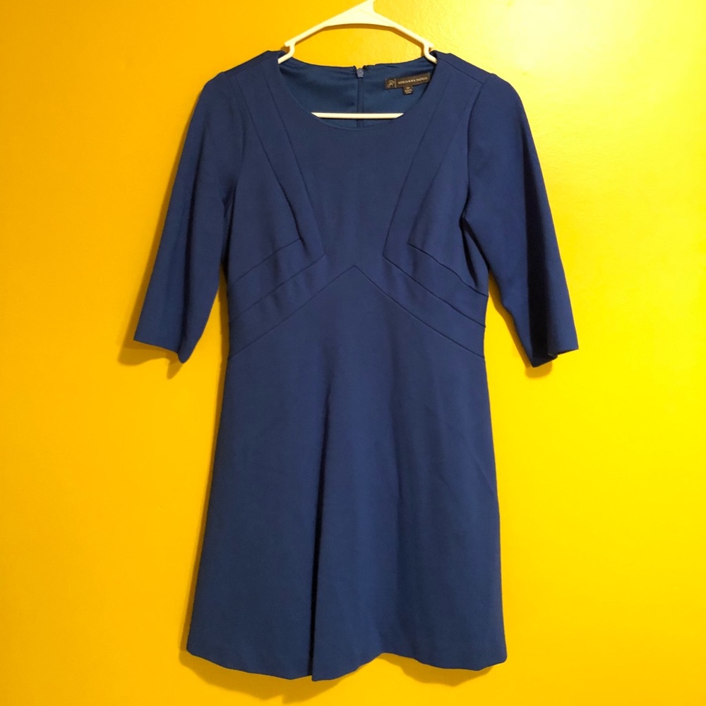 A-line cobalt blue dress